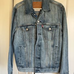 Levi's Premium Trucker Jacket Killebrew Stetch - Blue - Size M