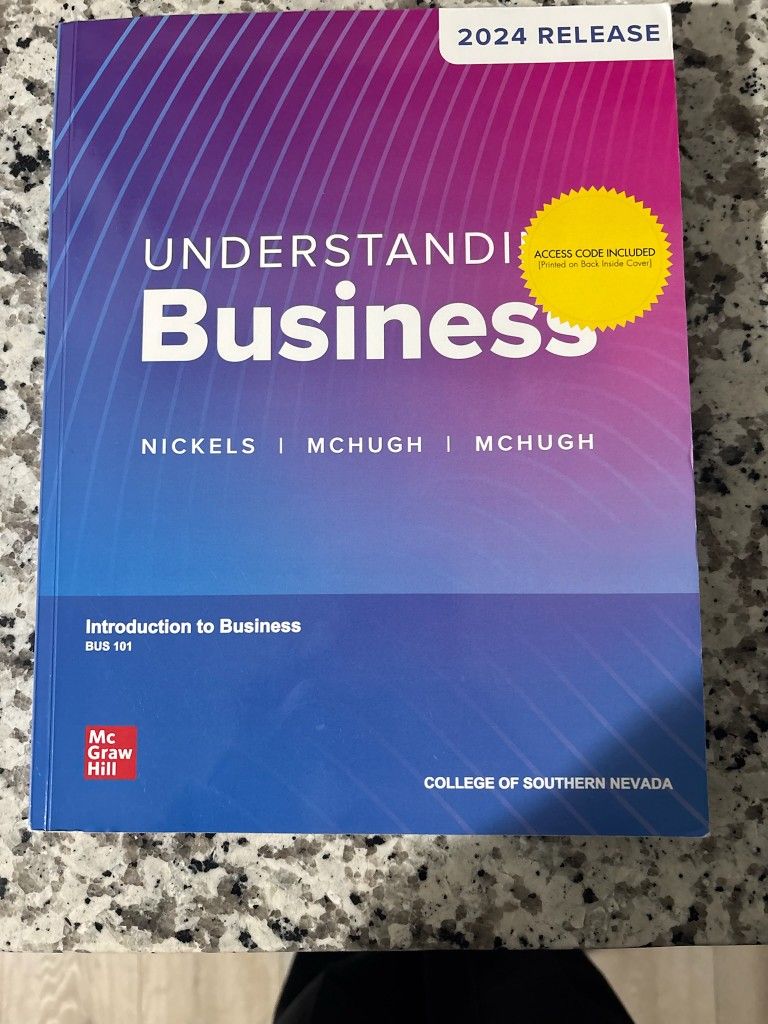 Understanding Business β Introduction to Business (BUS 101)