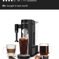 Ninja single serve pods and grounds