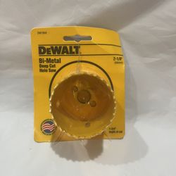 DEWALT Hole Saw 2-1/8” (54mm) 1-3/4 Depth Bi Metal USA DW1844
