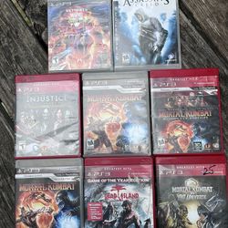 PS3.  Mortal  Kombat. Assassins , Injustice ,dead Island