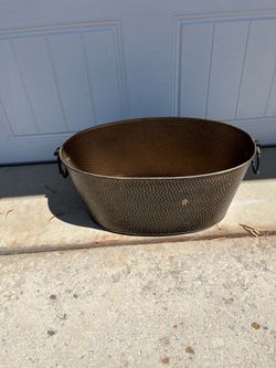 2 Large Metal Containers