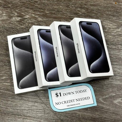 Apple IPhone 15 Pro 5G Unlocked - 90 Days Warranty - Payment Plan Available ONLY $5 DOWN