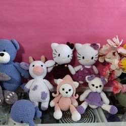 Hand Made Crochet Plushies 