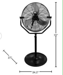New comercial electric pedestal fan