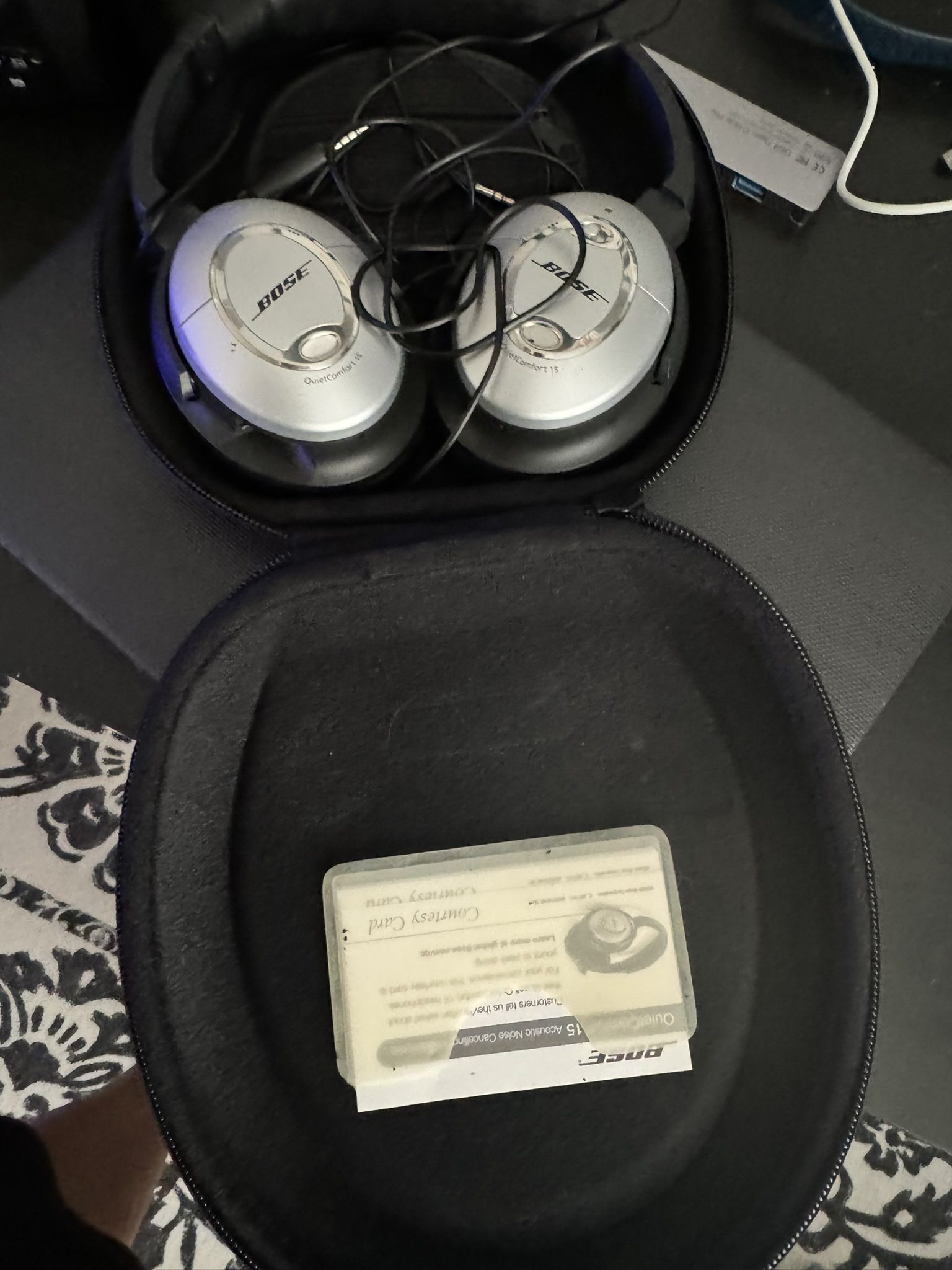 Bose Noise Cancelling Airplane Headphones