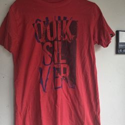 Boys XL Red Quicksilver T-shirt