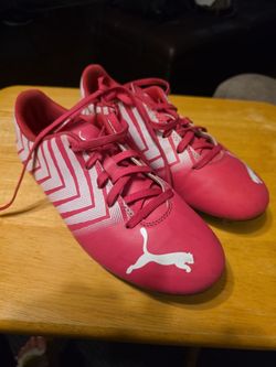 Pink cleats