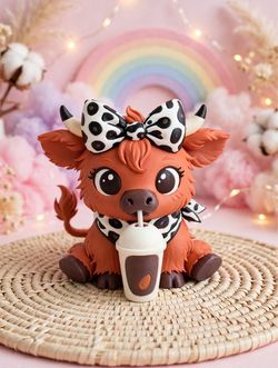 3D Printed Highland Cow