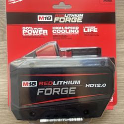Milwaukee M18 18V Lithium-Ion REDLITHIUM FORGE HD 12.0 Ah Battery