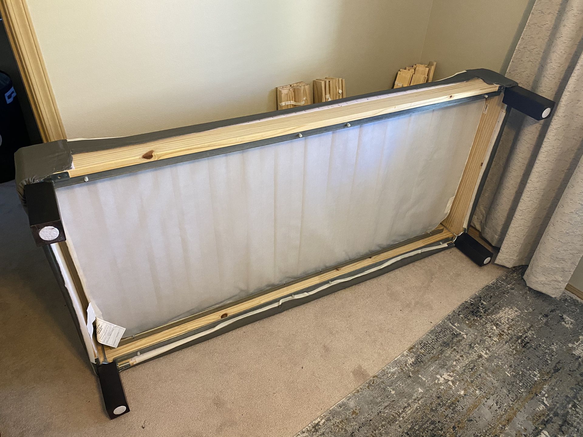 IKEA king size bed frame/box spring