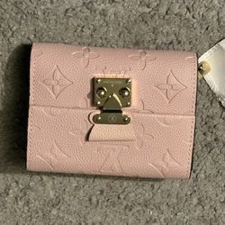 Pink Louis Vuitton Buckle Wallet