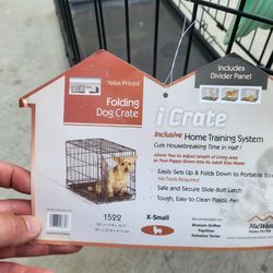 MidWest Homes for Pets Newly Enhanced Single Door iCrate Dog Crate, Includes Leak-Proof Pan, Floor Protecting Feet, Divider Panel & New Patented Featu