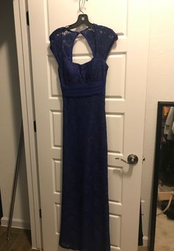 Blue formal dress