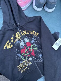 Women’s Ed hardy crop top hoodie