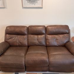 Recliner Sofa Set – 3-Seater + 2-Seater Glider