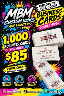 Business cards printed