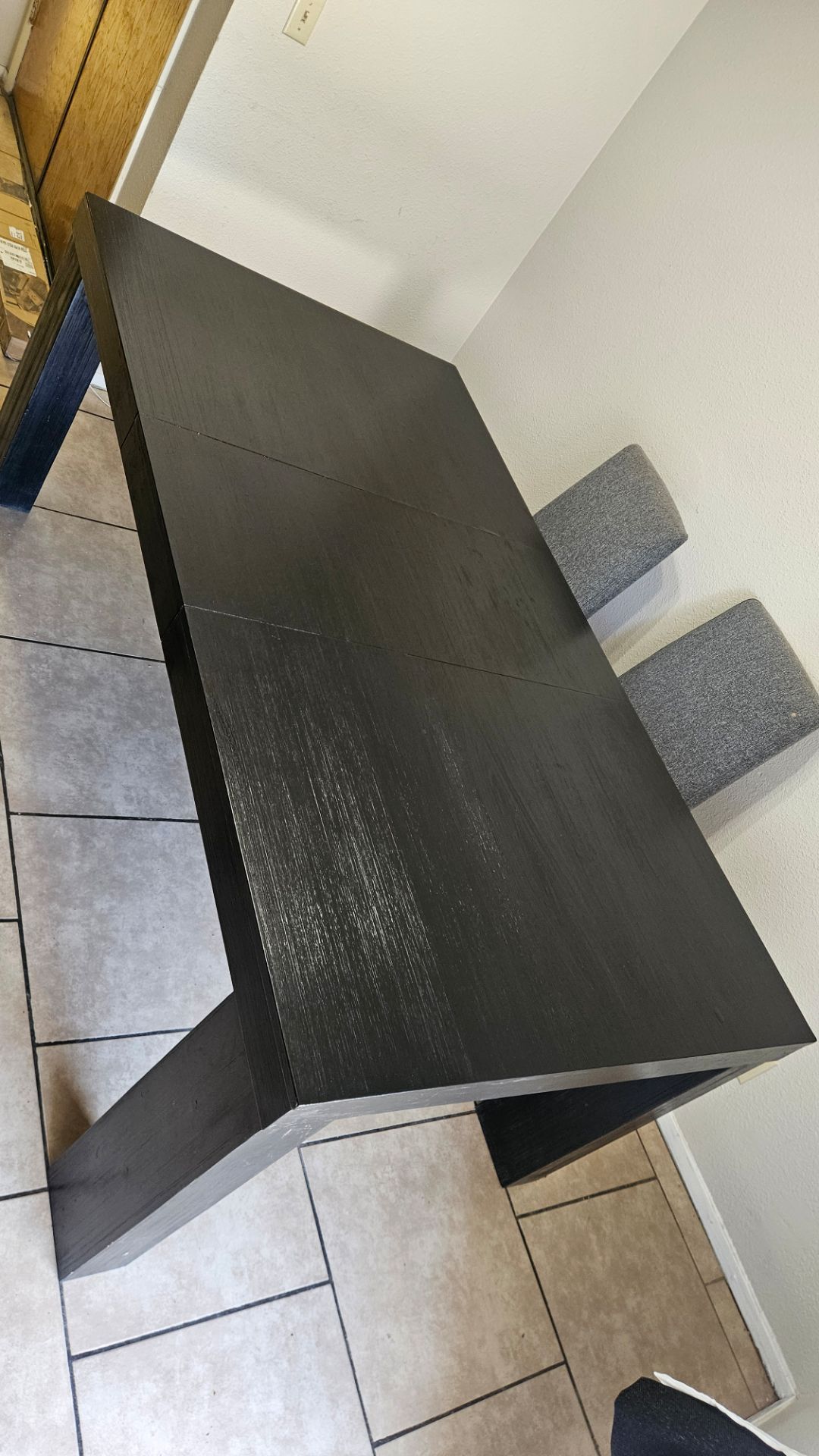 Modern Black Dining Table