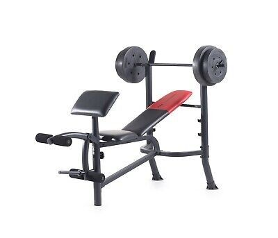 80 LB WEIGHT SET WITH BENCH