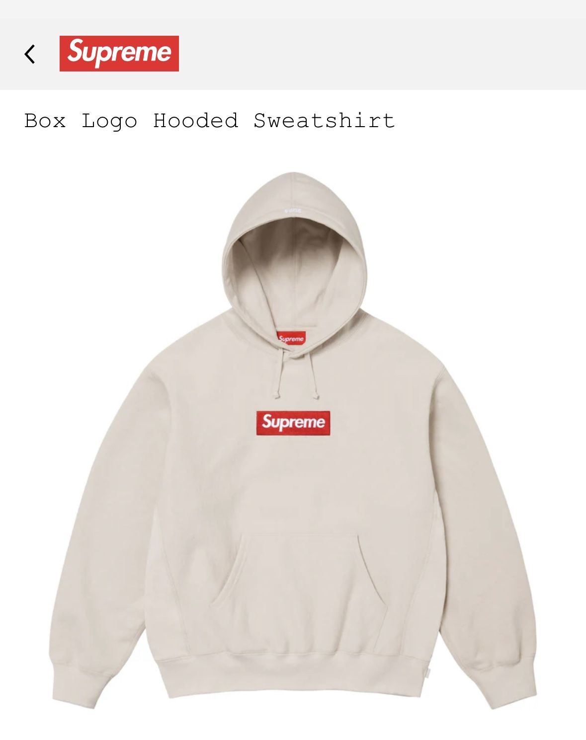 Size Medium F/W 24 Supreme Box Logo Stone Brand New  Sealed