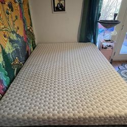 Queen Sized Layla Memory Foam Mattress And Frame