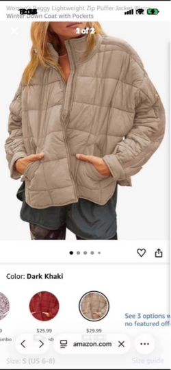 Gacaky Women’s Baggy Lightweight Waterproof Jacket