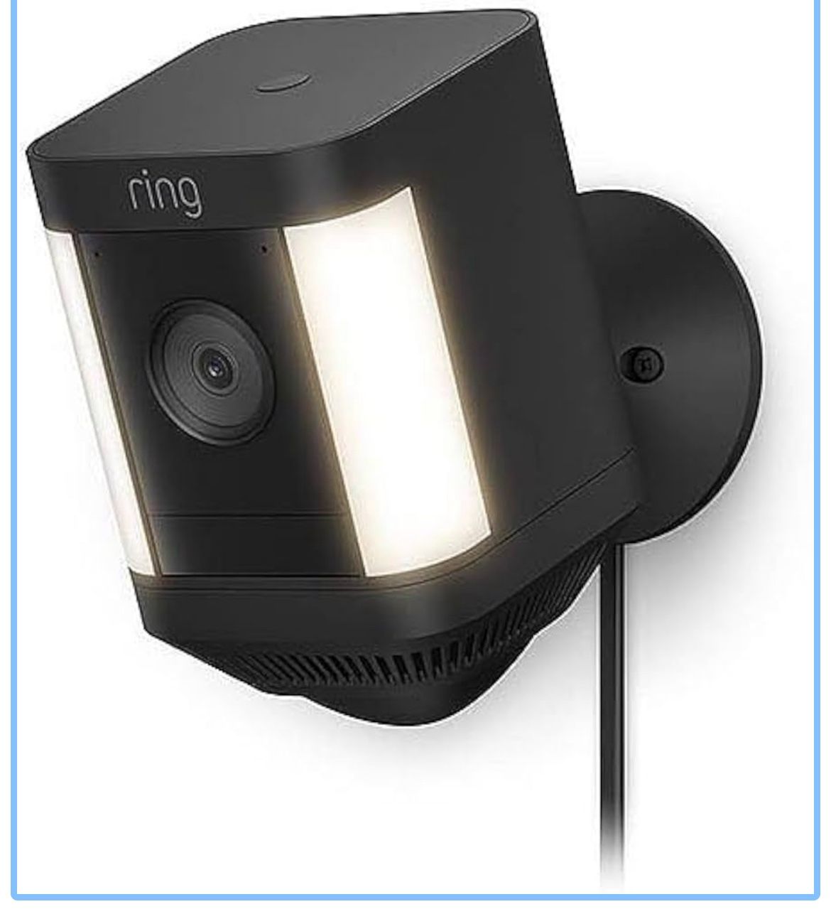 Spotlight Cam Plus Wireless Plug-in, Black(B09J6BCPHG)