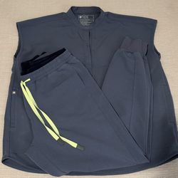 Women’s Figs Scrub Set Space Navy