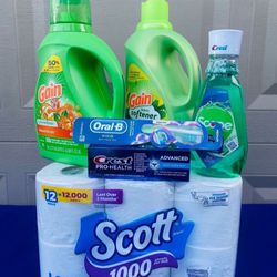 Gain Laundry Detergent Bundle 
