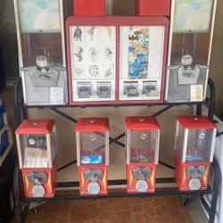 4 Capsule Machines/ 4 Classic Machines Combo Rack