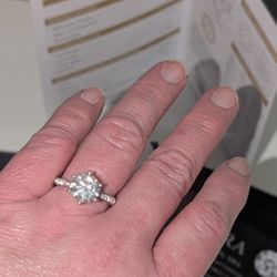 GRA Graded 3ct Diamond Ring