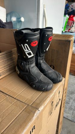Sidi Motorcycle Street Bike Riding Boots Size 7 US