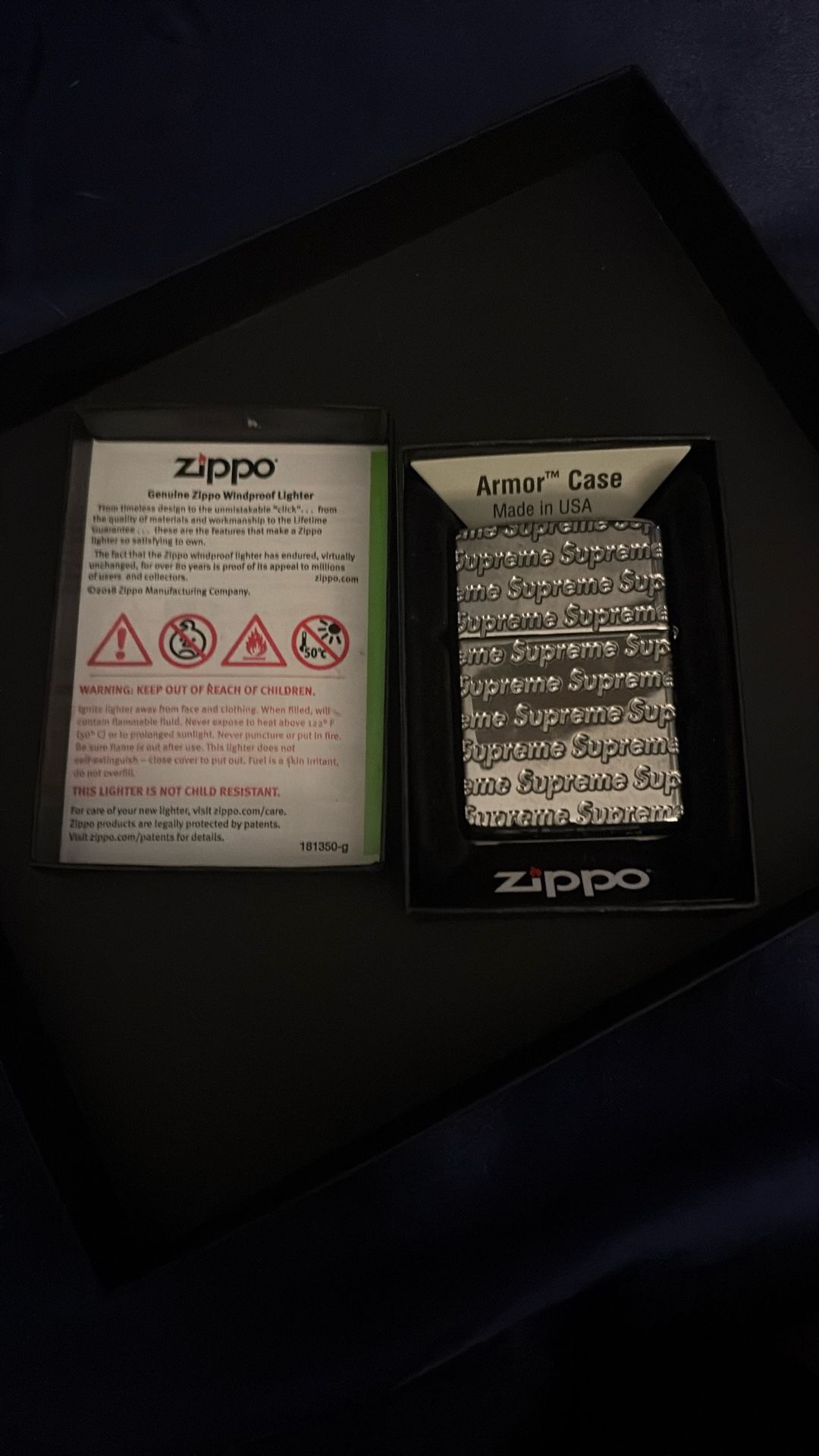 Supreme Zippo Lighter