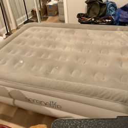Electric Pump Air , Full Mattress (needs A Little Cleaning)