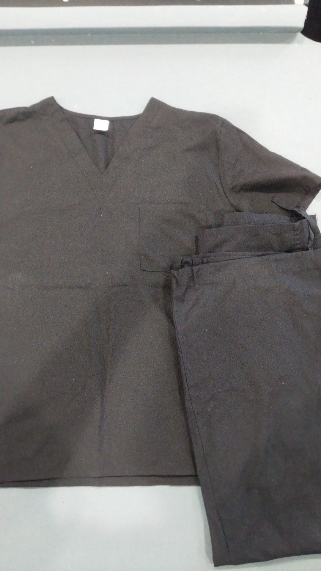 Large black scrubs