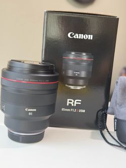 Canon rf 85mm f1.2 lense