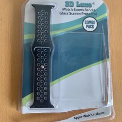 Breathable Silicone Sports Band for Apple Watch Series 1, 2, 3
