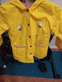 Circo Yellow Hooded Raincoat