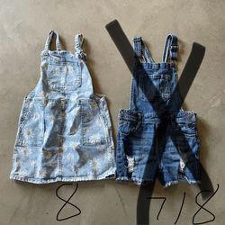 Girls Overalls-Size 8