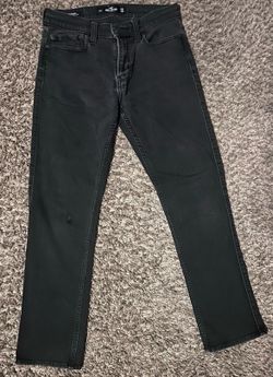 Hollister Slim Straight Black Jeans For Women W29 L30