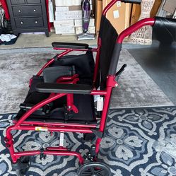Walgreens Transport Chair - 300 lbs Capacity (Like New)