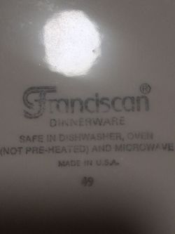 Dinnerware