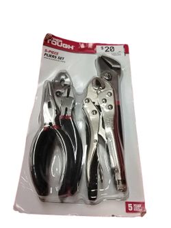 Hyper Tough Pliers Set Black Misc. Hand Tool