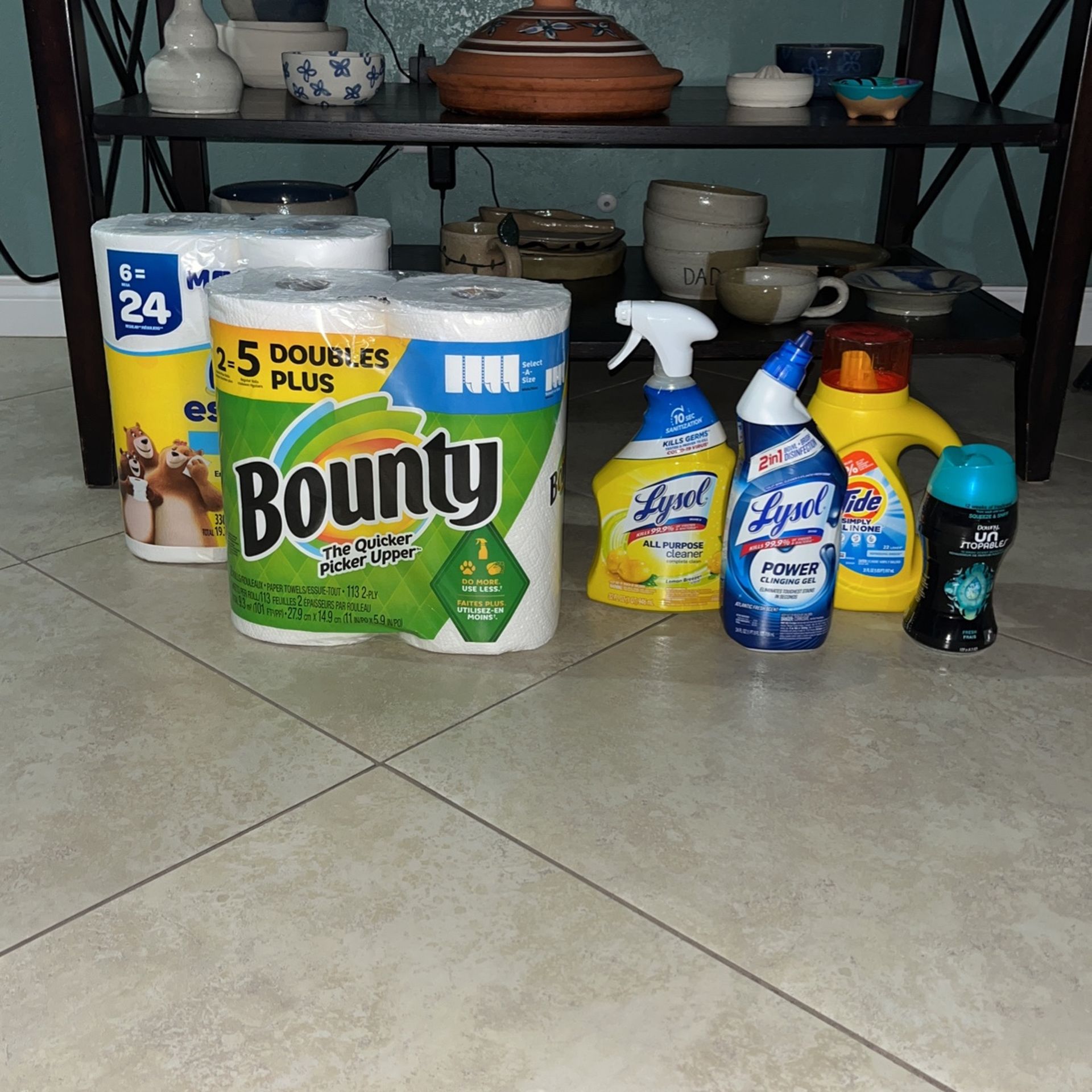 Charmin, Bounty, Lysol, Tide, Downy Unstopables