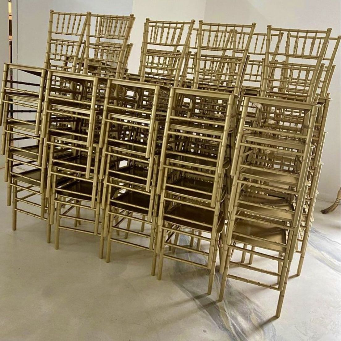 Gold Used Chiavari Chairs - $25 Per Chair 