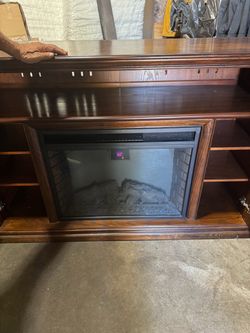 Electric Fireplace TV Stand Console