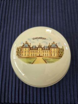 Cheverny Château Porcelain Trinket Box Lid