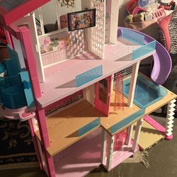 Barbie mansion Cars Boat Furniture Dolls horses Clothes etc
