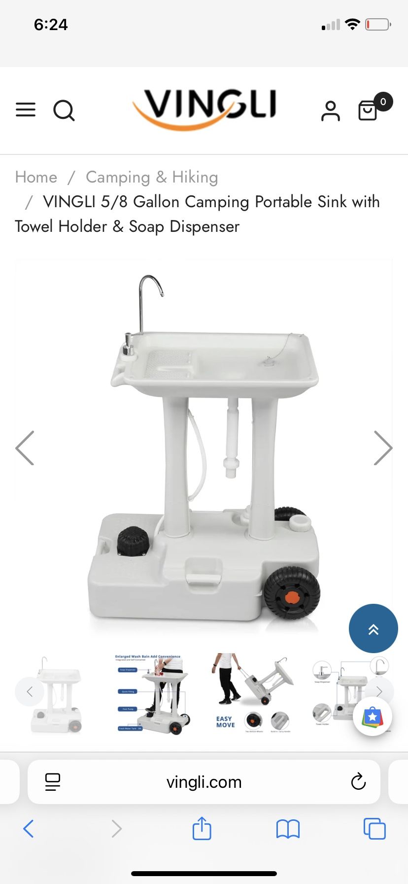 Brand New Portable Hand Wash Station For $90