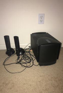Altec Lansing three-piece computer speaker system